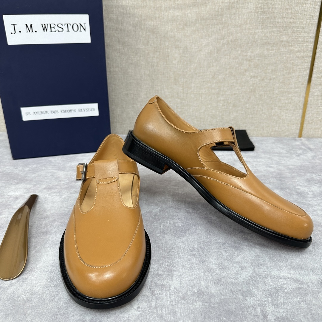 💋💍J.M.Westo*n 威士-顿 品牌经典 180 系列乐福鞋皮鞋 法国顶级皮鞋品牌