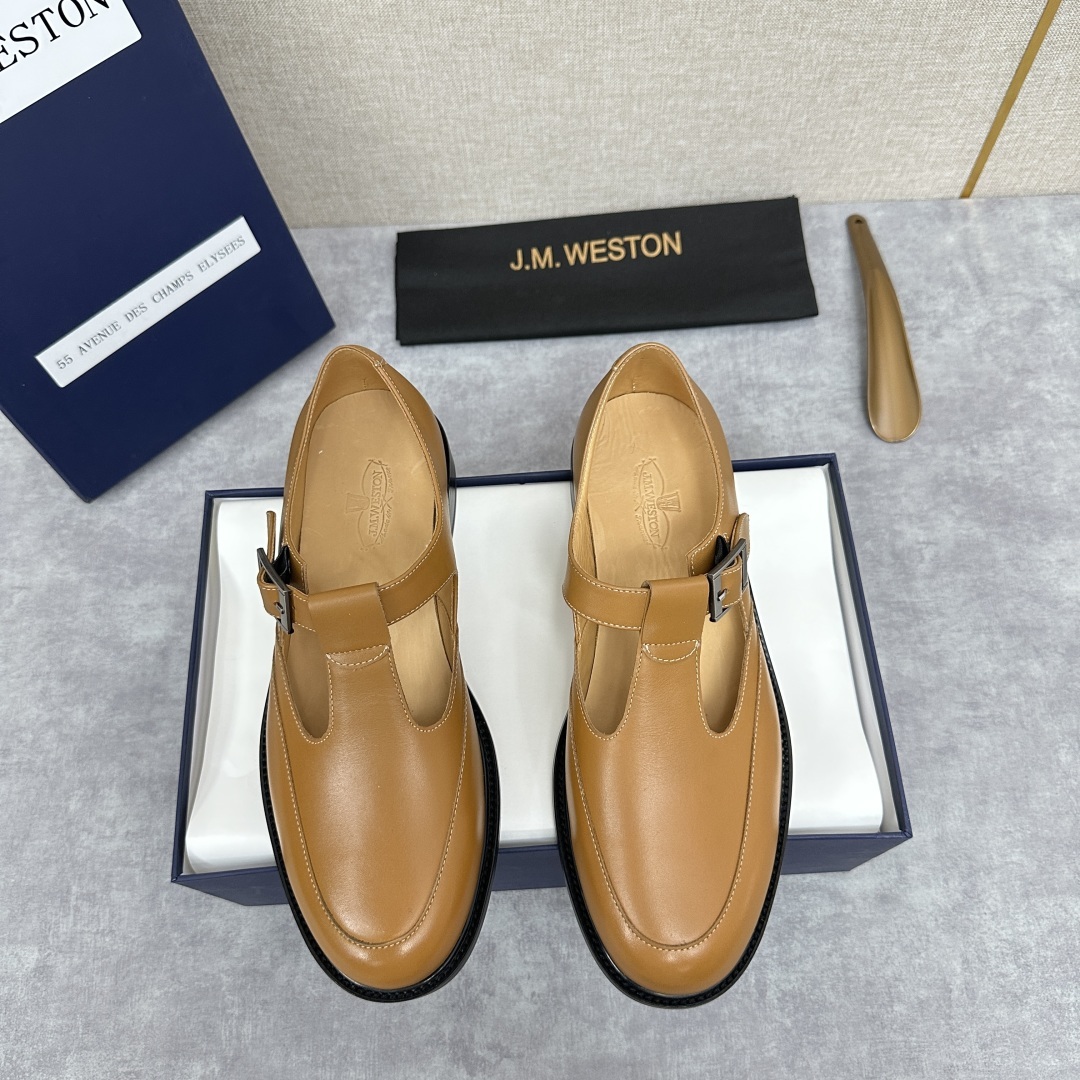 💋💍J.M.Westo*n 威士-顿 品牌经典 180 系列乐福鞋皮鞋 法国顶级皮鞋品牌