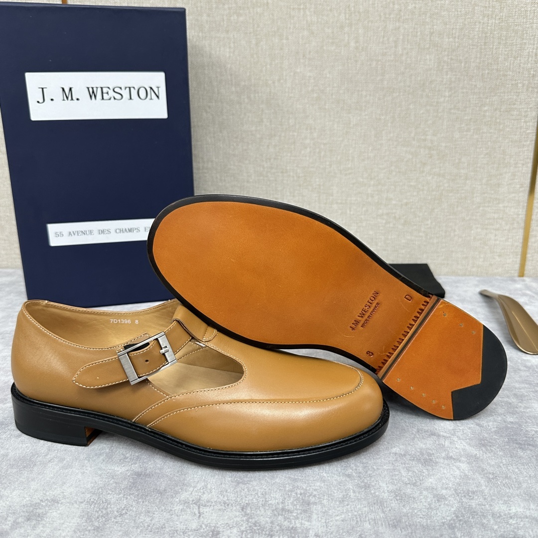 💋💍J.M.Westo*n 威士-顿 品牌经典 180 系列乐福鞋皮鞋 法国顶级皮鞋品牌