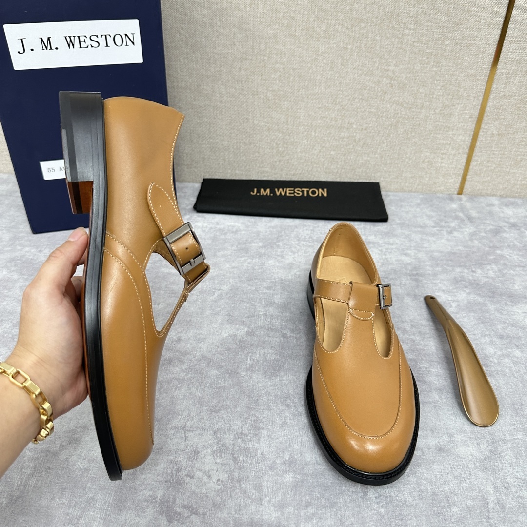 💋💍J.M.Westo*n 威士-顿 品牌经典 180 系列乐福鞋皮鞋 法国顶级皮鞋品牌