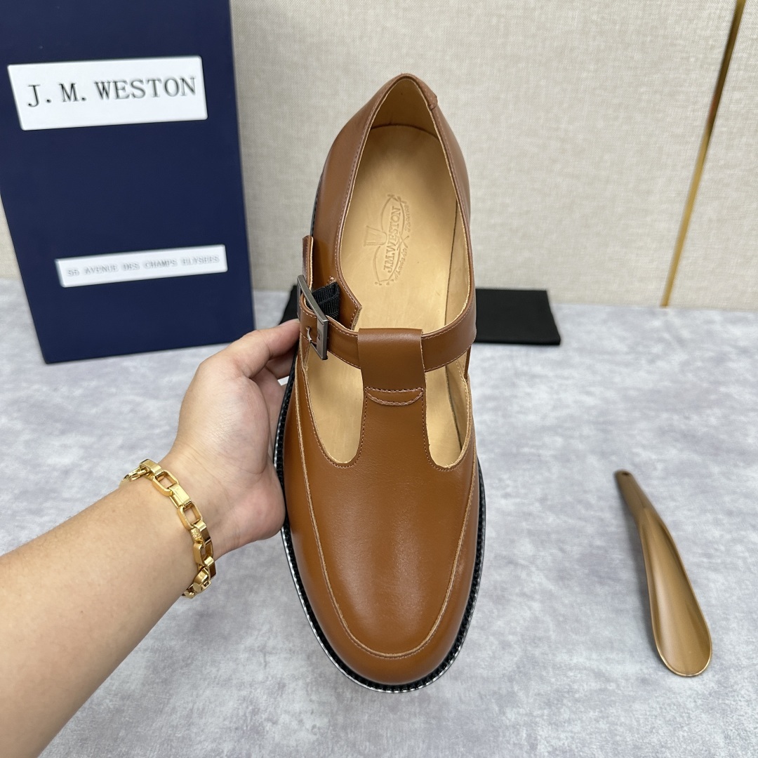 💋💍J.M.Westo*n 威士-顿 品牌经典 180 系列乐福鞋皮鞋 法国顶级皮鞋品牌