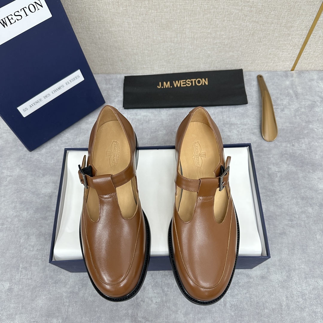 💋💍J.M.Westo*n 威士-顿 品牌经典 180 系列乐福鞋皮鞋 法国顶级皮鞋品牌