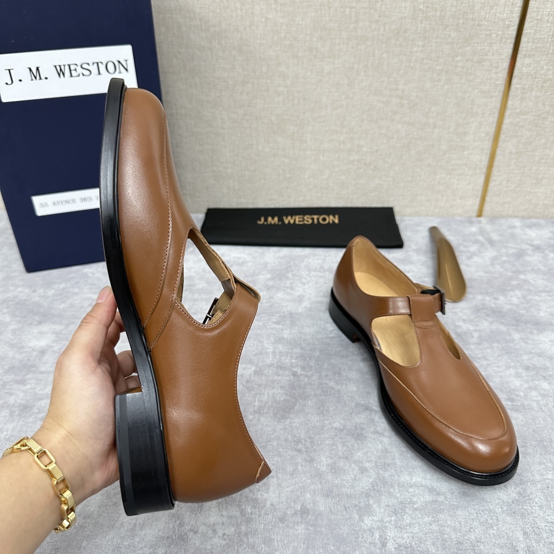 💋💍J.M.Westo*n 威士-顿 品牌经典 180 系列乐福鞋皮鞋 法国顶级皮鞋品牌