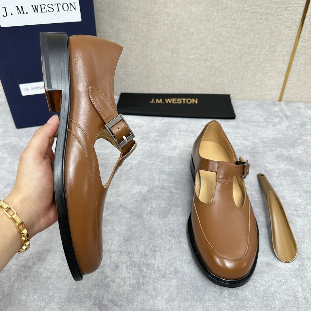 💋💍J.M.Westo*n 威士-顿 品牌经典 180 系列乐福鞋皮鞋 法国顶级皮鞋品牌