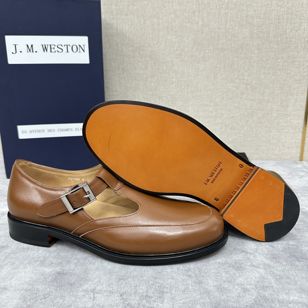 💋💍J.M.Westo*n 威士-顿 品牌经典 180 系列乐福鞋皮鞋 法国顶级皮鞋品牌