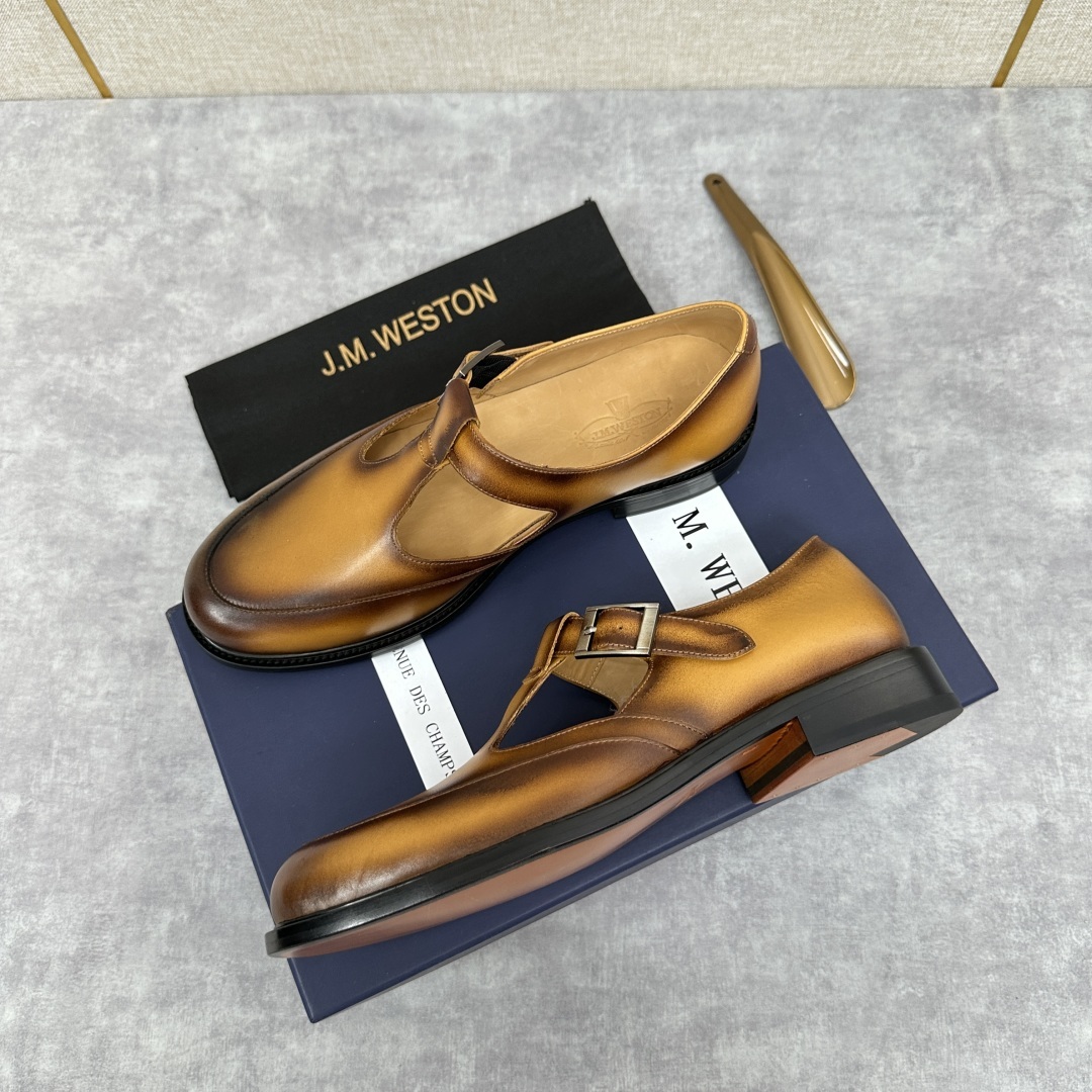 💋💍J.M.Westo*n 威士-顿 品牌经典 180 系列乐福鞋皮鞋 法国顶级皮鞋品牌