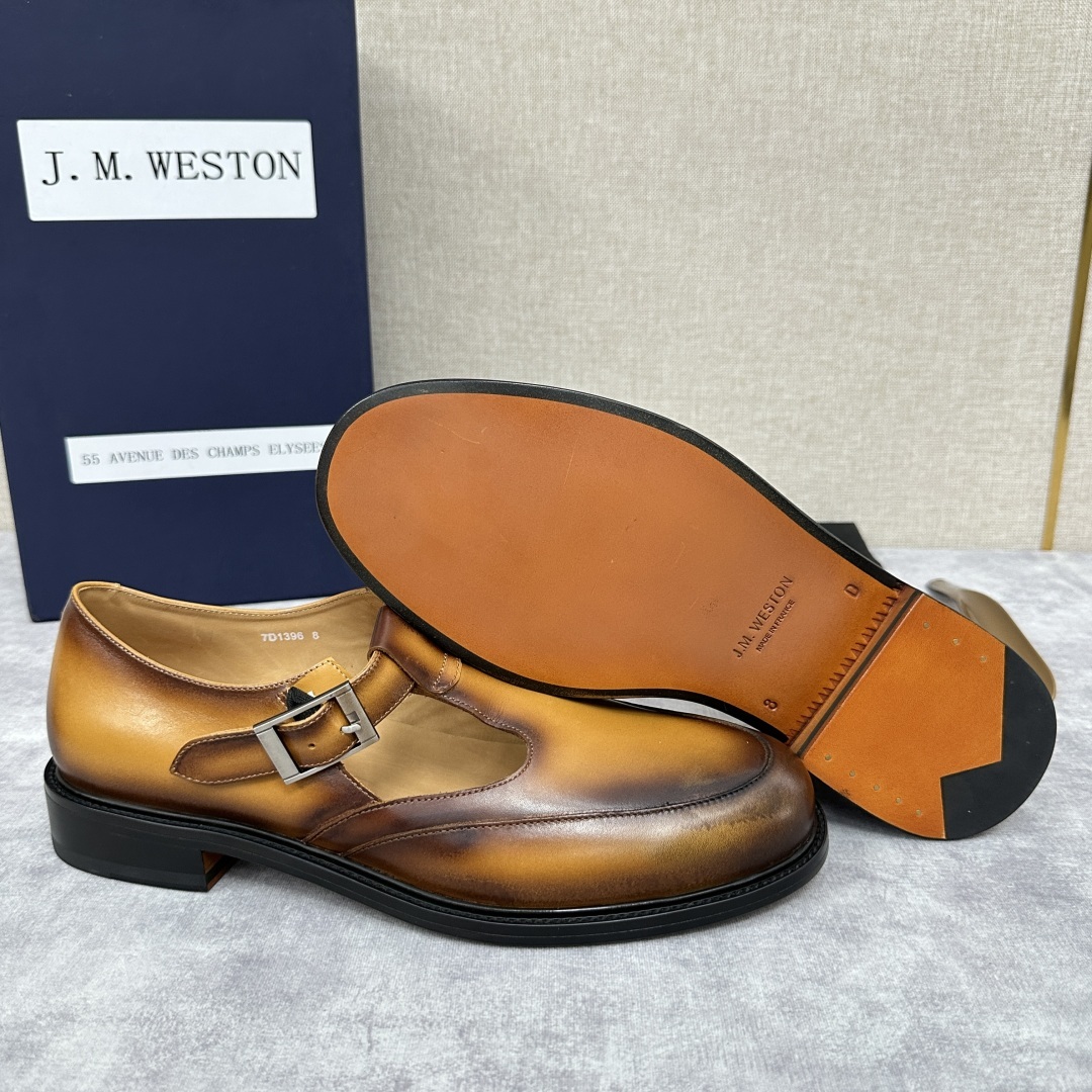 💋💍J.M.Westo*n 威士-顿 品牌经典 180 系列乐福鞋皮鞋 法国顶级皮鞋品牌