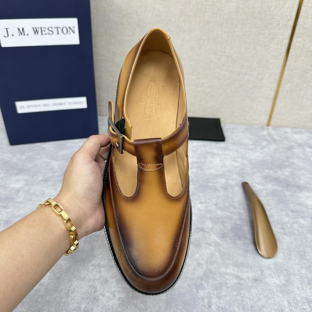 💋💍J.M.Westo*n 威士-顿 品牌经典 180 系列乐福鞋皮鞋 法国顶级皮鞋品牌