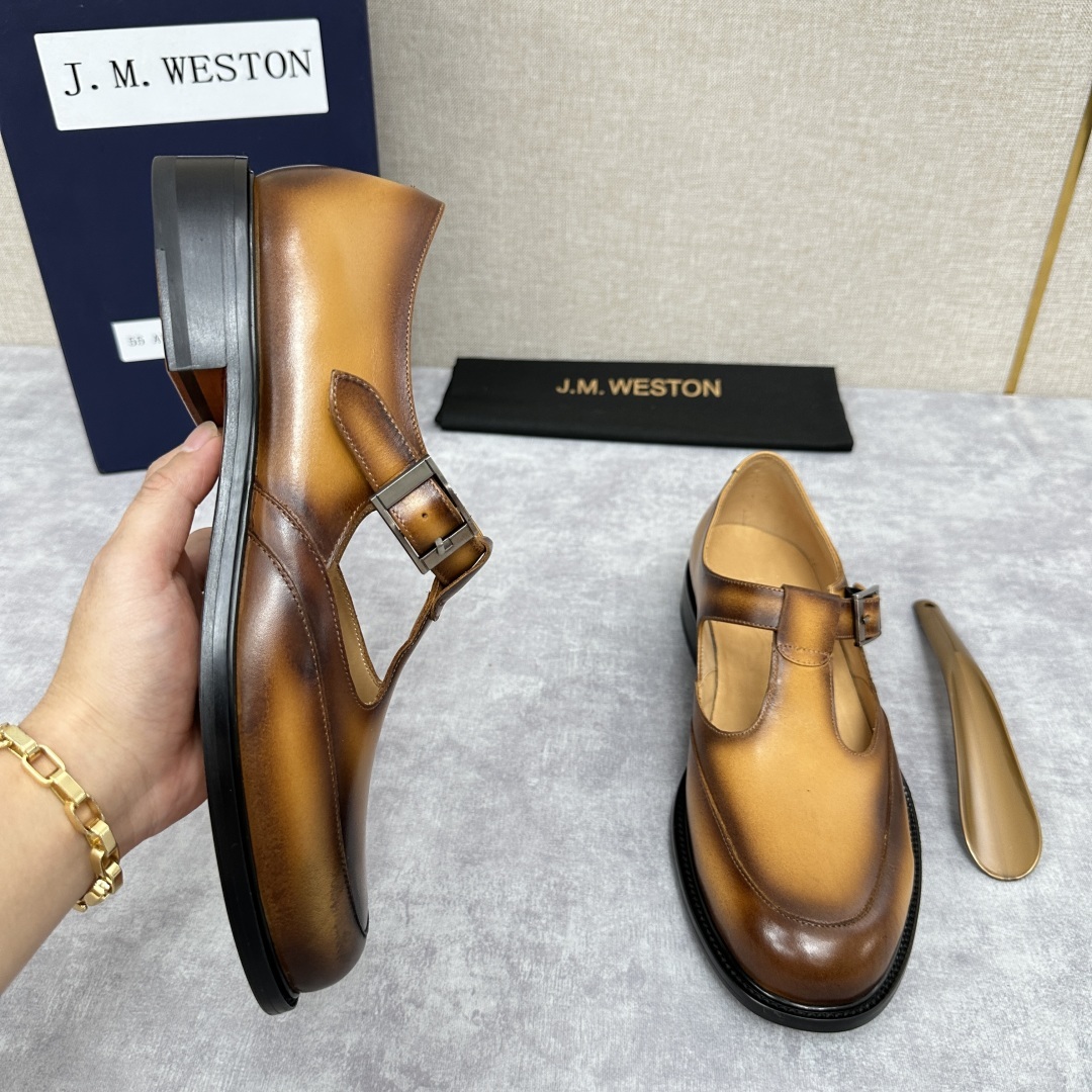 💋💍J.M.Westo*n 威士-顿 品牌经典 180 系列乐福鞋皮鞋 法国顶级皮鞋品牌