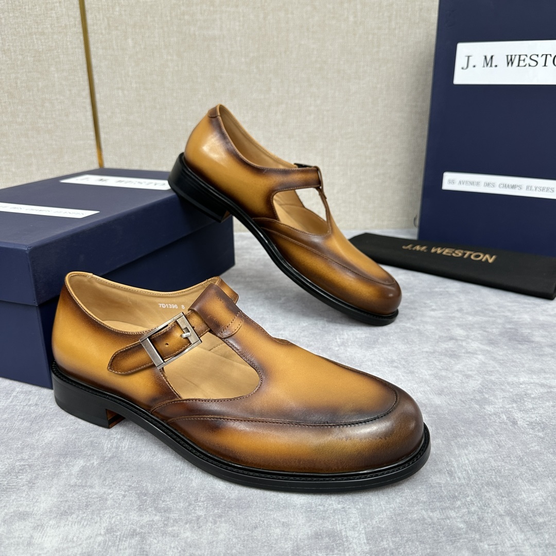💋💍J.M.Westo*n 威士-顿 品牌经典 180 系列乐福鞋皮鞋 法国顶级皮鞋品牌