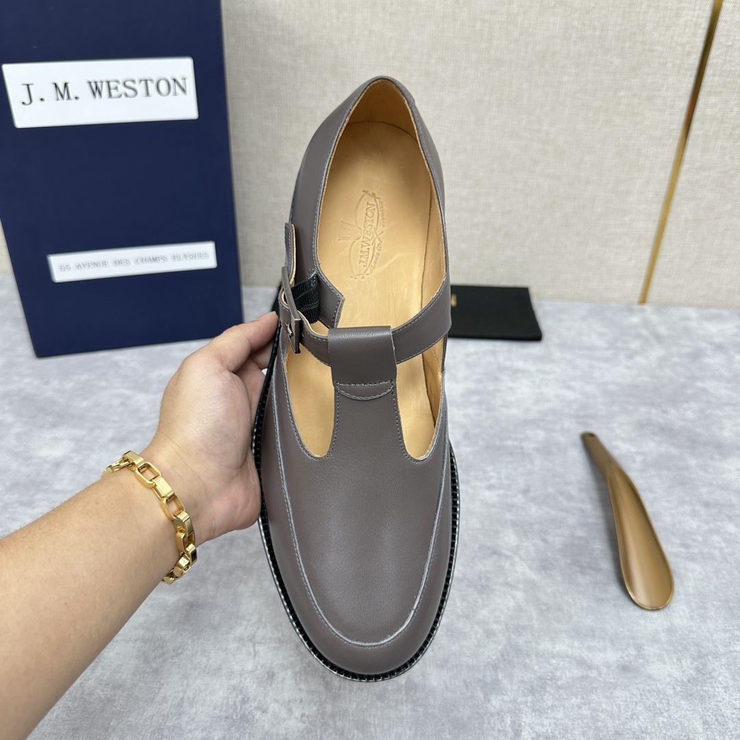 💋💍J.M.Westo*n 威士-顿 品牌经典 180 系列乐福鞋皮鞋 法国顶级皮鞋品牌
