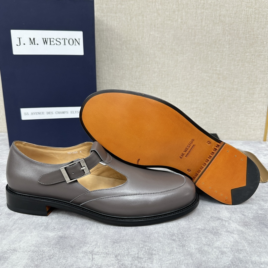 💋💍J.M.Westo*n 威士-顿 品牌经典 180 系列乐福鞋皮鞋 法国顶级皮鞋品牌