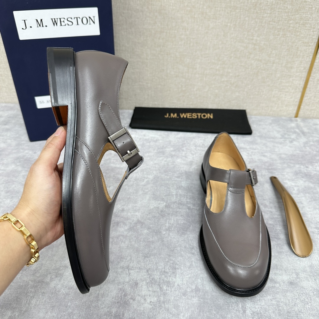 💋💍J.M.Westo*n 威士-顿 品牌经典 180 系列乐福鞋皮鞋 法国顶级皮鞋品牌