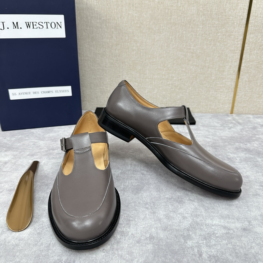 💋💍J.M.Westo*n 威士-顿 品牌经典 180 系列乐福鞋皮鞋 法国顶级皮鞋品牌