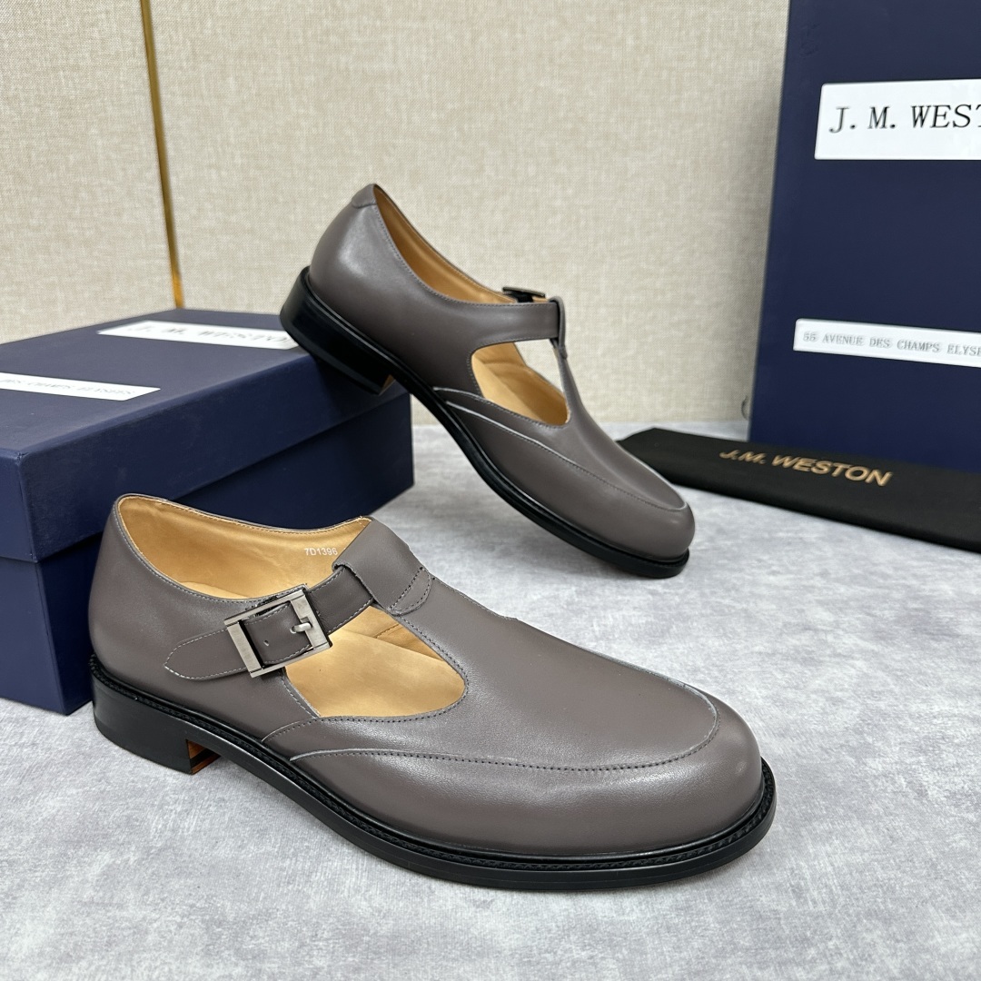 💋💍J.M.Westo*n 威士-顿 品牌经典 180 系列乐福鞋皮鞋 法国顶级皮鞋品牌