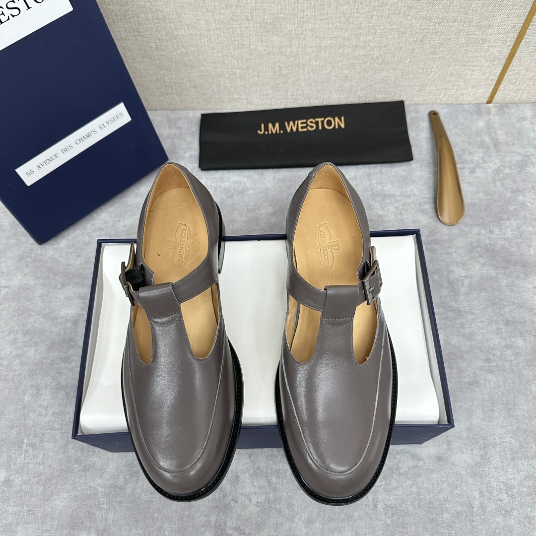 💋💍J.M.Westo*n 威士-顿 品牌经典 180 系列乐福鞋皮鞋 法国顶级皮鞋品牌