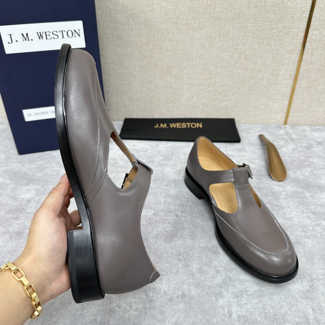 💋💍J.M.Westo*n 威士-顿 品牌经典 180 系列乐福鞋皮鞋 法国顶级皮鞋品牌