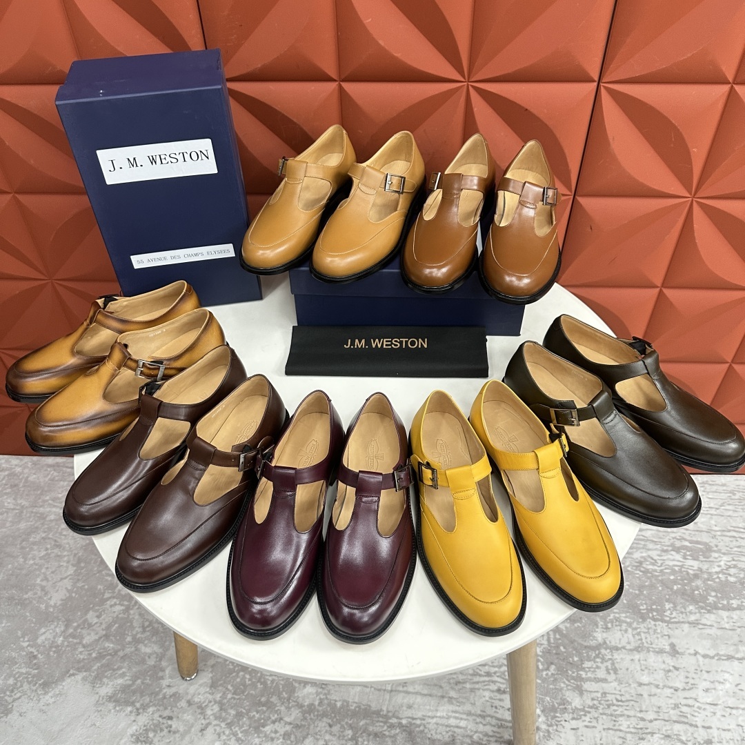 💋💍J.M.Westo*n 威士-顿 品牌经典 180 系列乐福鞋皮鞋 法国顶级皮鞋品牌
