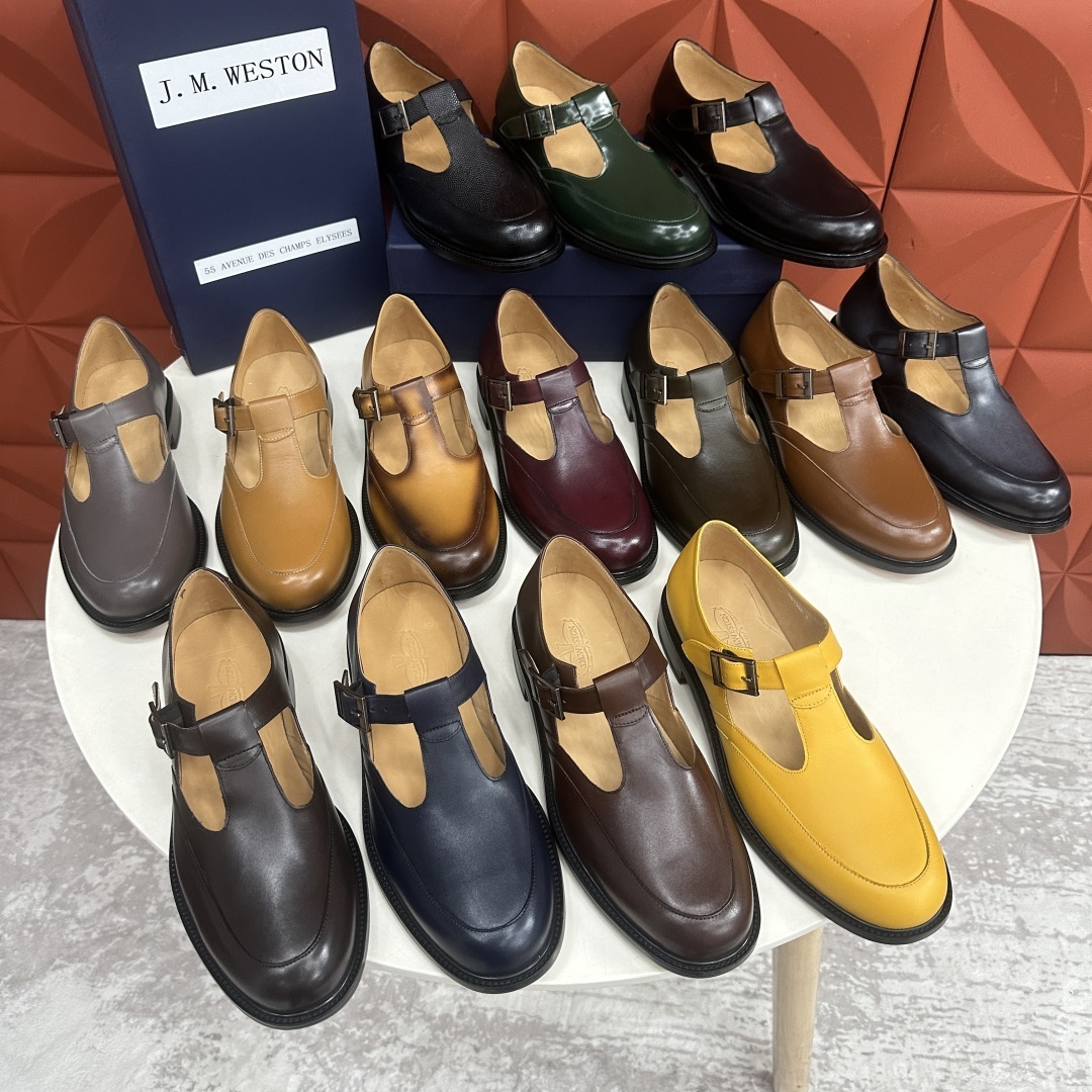 💋💍J.M.Westo*n 威士-顿 品牌经典 180 系列乐福鞋皮鞋 法国顶级皮鞋品牌