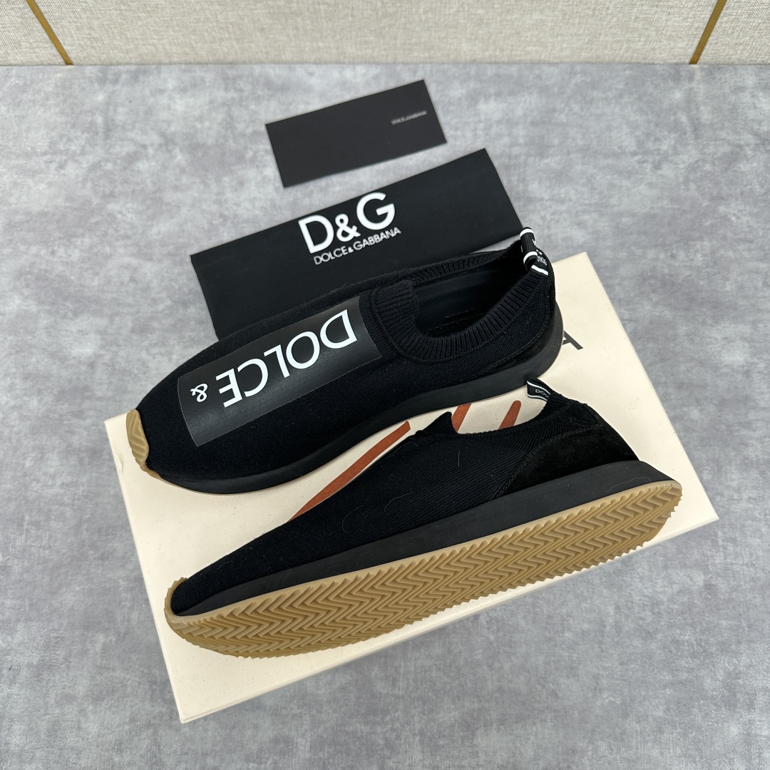 💋💍DG 家新品   Dolce &Gabban*  杜嘉～班纳  Cushion 运动乐福鞋，飞织印花