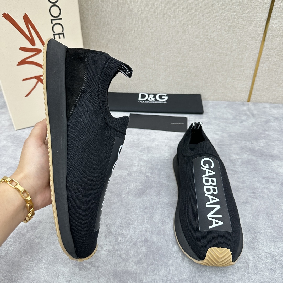 💋💍DG 家新品   Dolce &Gabban*  杜嘉～班纳  Cushion 运动乐福鞋，飞织印花