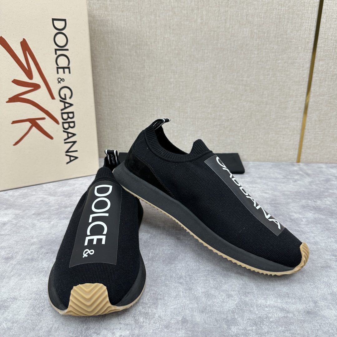 💋💍DG 家新品   Dolce &Gabban*  杜嘉～班纳  Cushion 运动乐福鞋，飞织印花