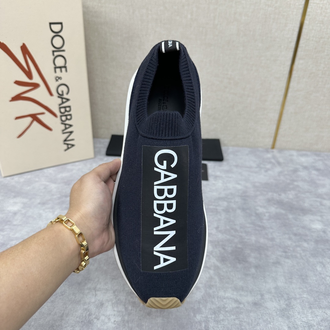 💋💍DG 家新品   Dolce &Gabban*  杜嘉～班纳  Cushion 运动乐福鞋，飞织印花
