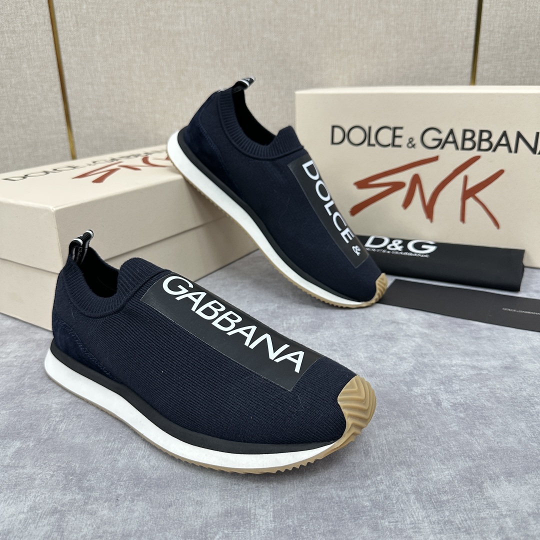 💋💍DG 家新品   Dolce &Gabban*  杜嘉～班纳  Cushion 运动乐福鞋，飞织印花