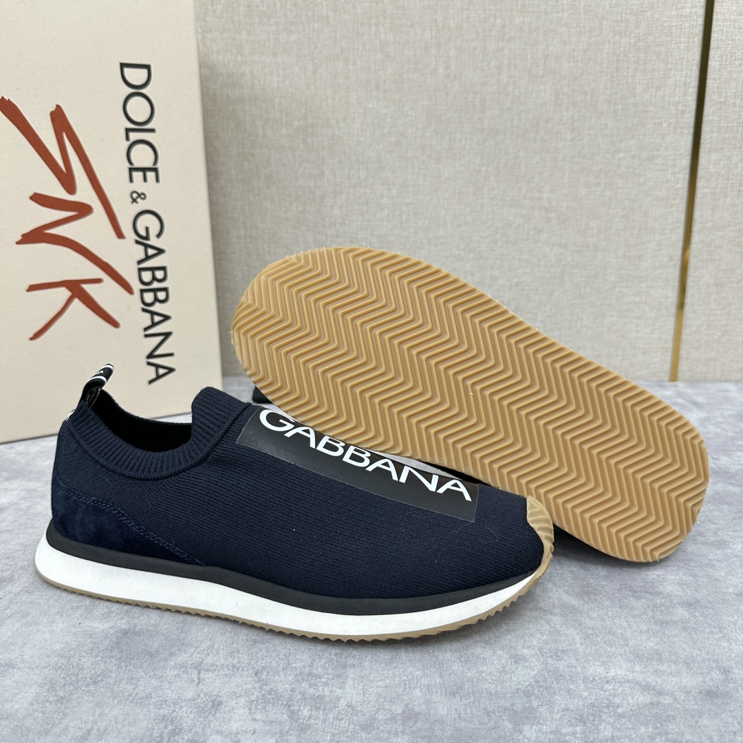 💋💍DG 家新品   Dolce &Gabban*  杜嘉～班纳  Cushion 运动乐福鞋，飞织印花