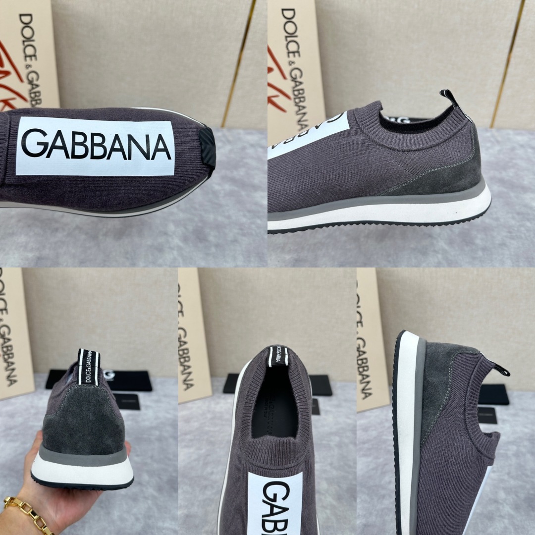 💋💍DG 家新品   Dolce &Gabban*  杜嘉～班纳  Cushion 运动乐福鞋，飞织印花
