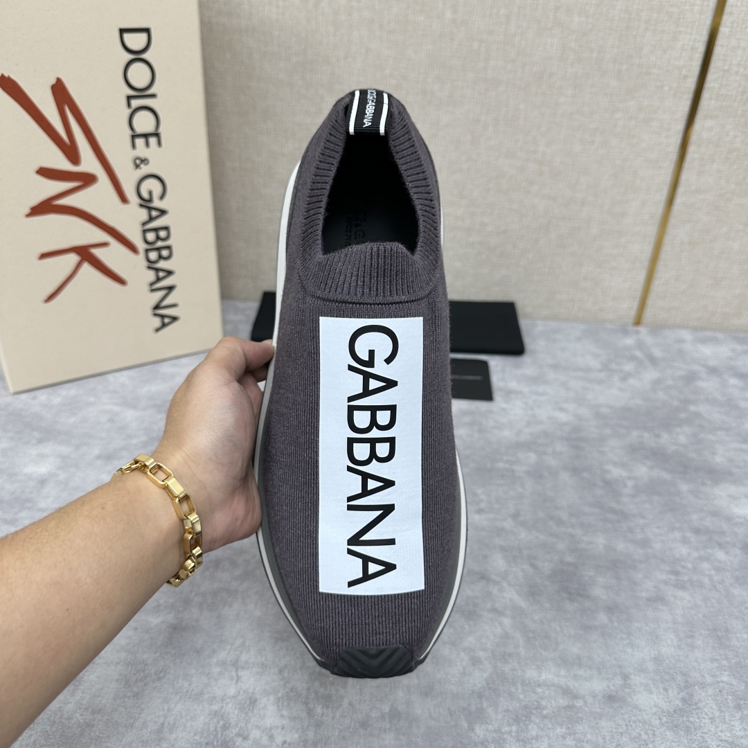 💋💍DG 家新品   Dolce &Gabban*  杜嘉～班纳  Cushion 运动乐福鞋，飞织印花