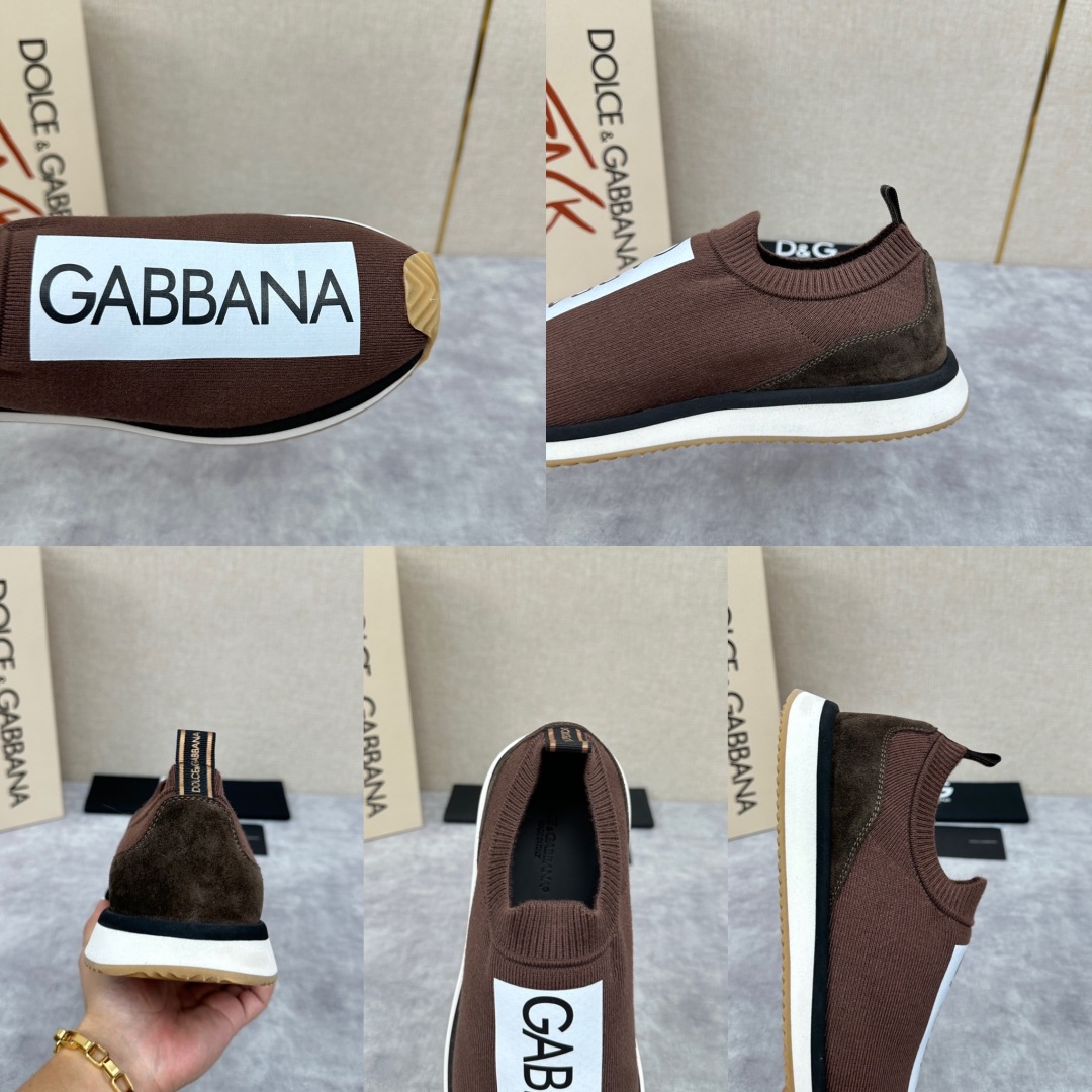 💋💍DG 家新品   Dolce &Gabban*  杜嘉～班纳  Cushion 运动乐福鞋，飞织印花