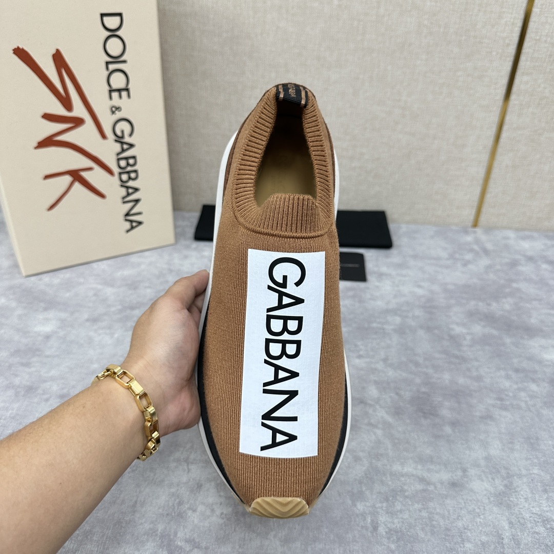 💋💍DG 家新品   Dolce &Gabban*  杜嘉～班纳  Cushion 运动乐福鞋，飞织印花