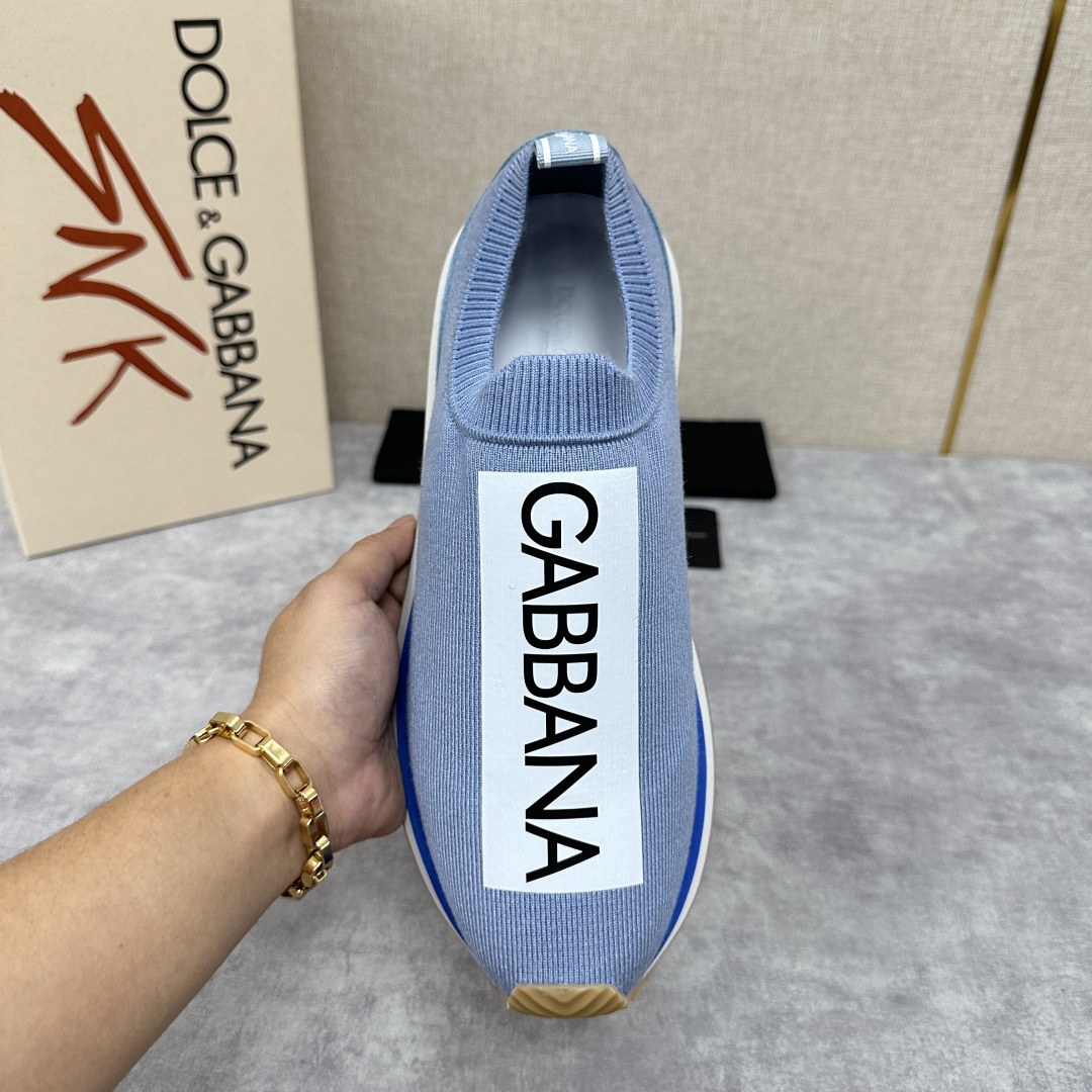 💋💍DG 家新品   Dolce &Gabban*  杜嘉～班纳  Cushion 运动乐福鞋，飞织印花