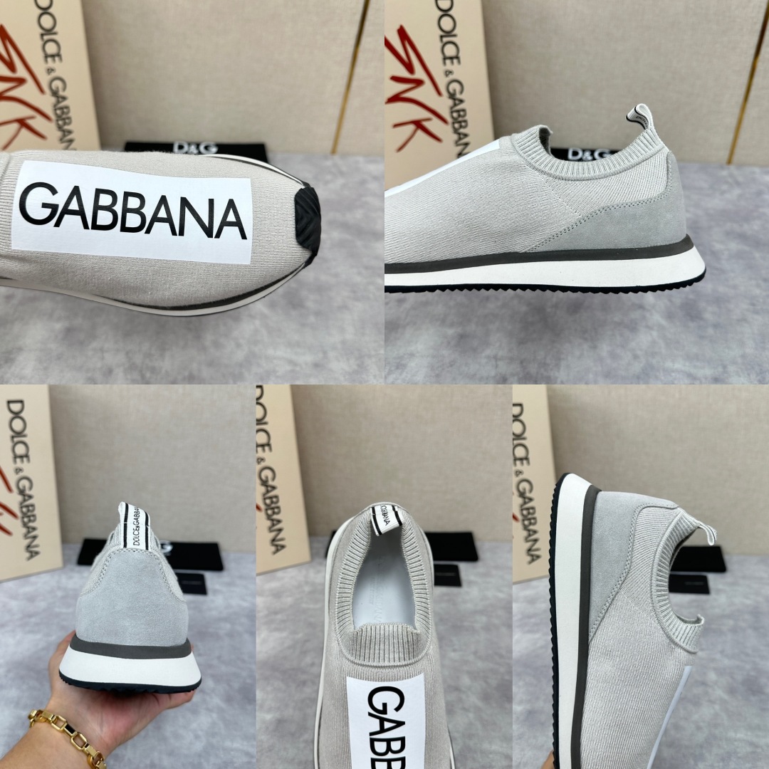💋💍DG 家新品   Dolce &Gabban*  杜嘉～班纳  Cushion 运动乐福鞋，飞织印花