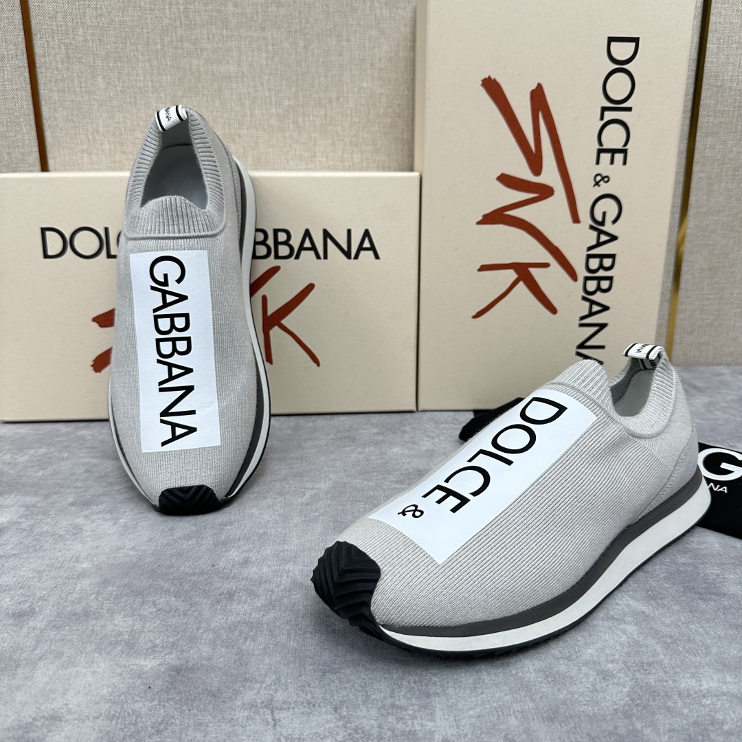 💋💍DG 家新品   Dolce &Gabban*  杜嘉～班纳  Cushion 运动乐福鞋，飞织印花