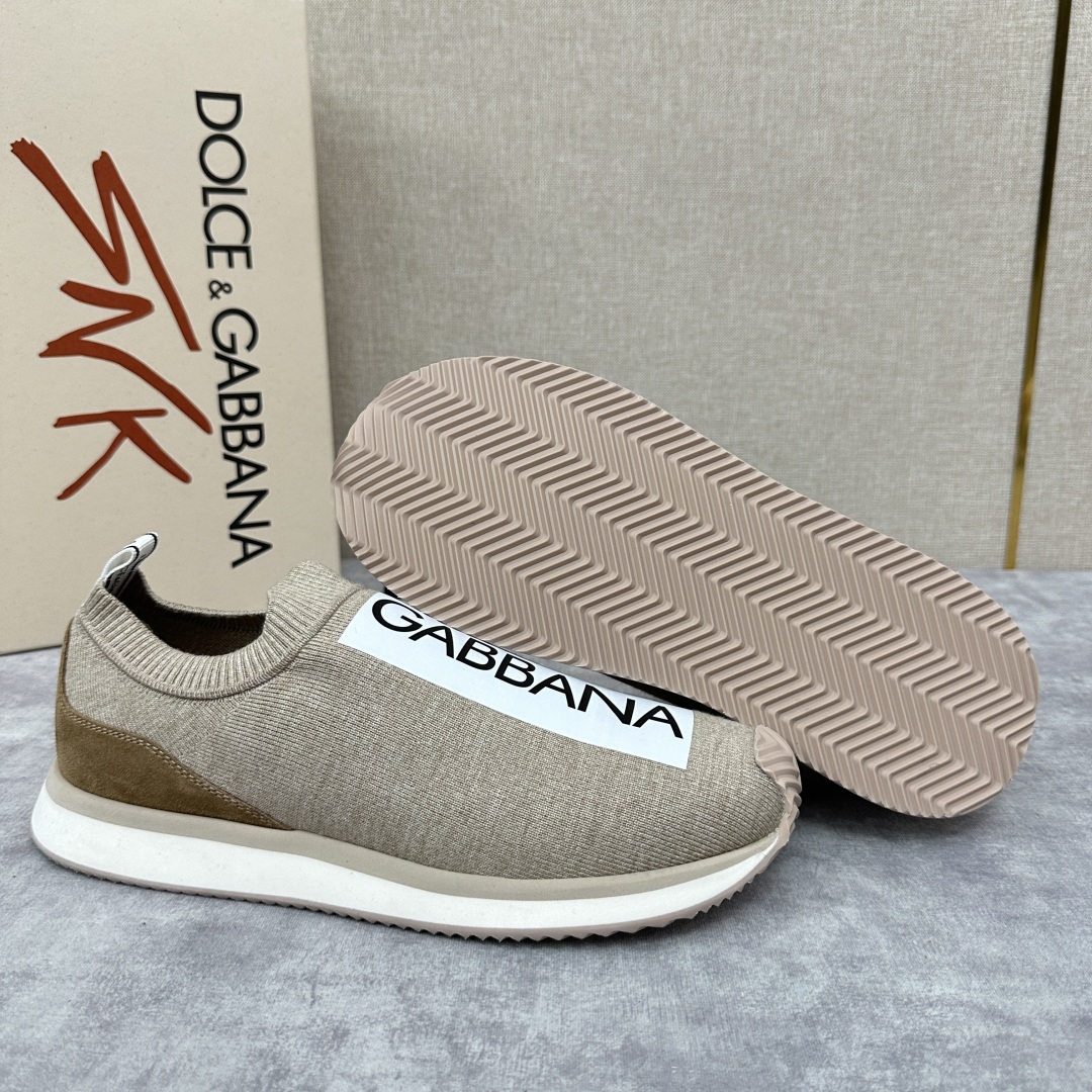 💋💍DG 家新品   Dolce &Gabban*  杜嘉～班纳  Cushion 运动乐福鞋，飞织印花