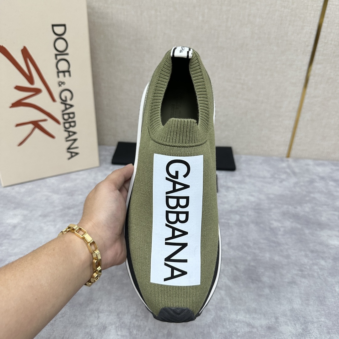 💋💍DG 家新品   Dolce &Gabban*  杜嘉～班纳  Cushion 运动乐福鞋，飞织印花