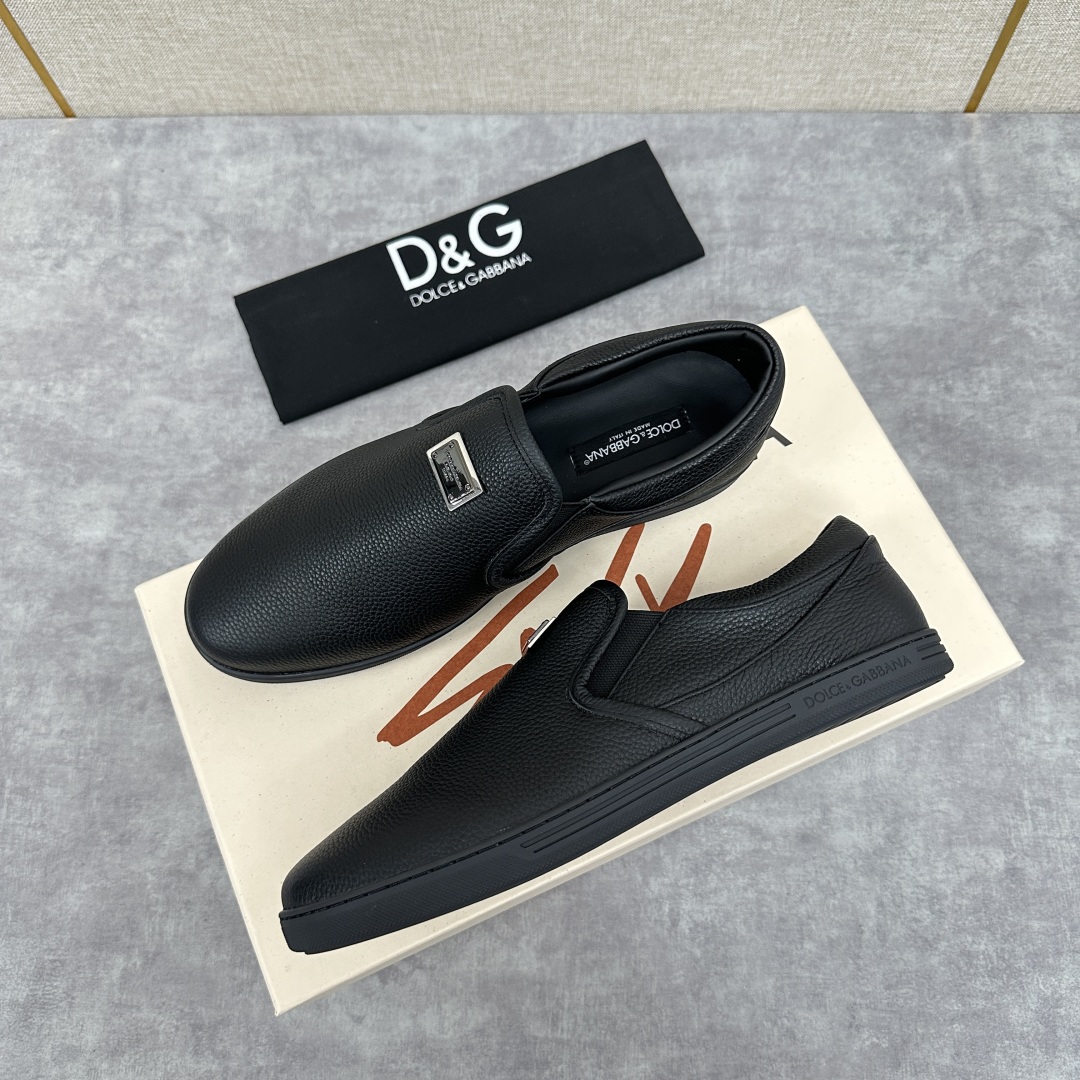 💋💍DG 家新品  牛皮套脚乐福鞋   官方  6200，全新 New Florio 系列软质休闲乐福鞋