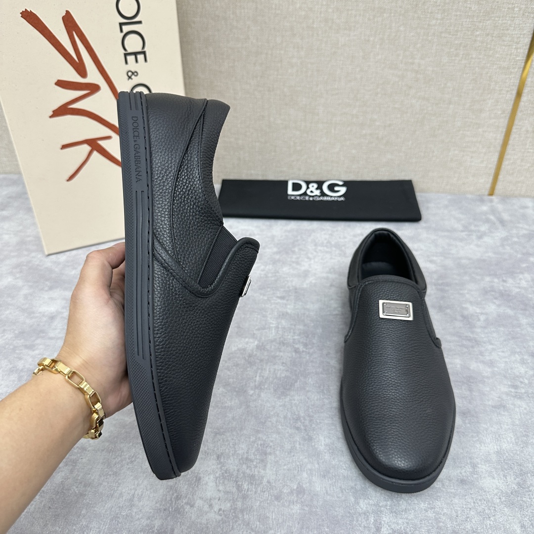 💋💍DG 家新品  牛皮套脚乐福鞋   官方  6200，全新 New Florio 系列软质休闲乐福鞋