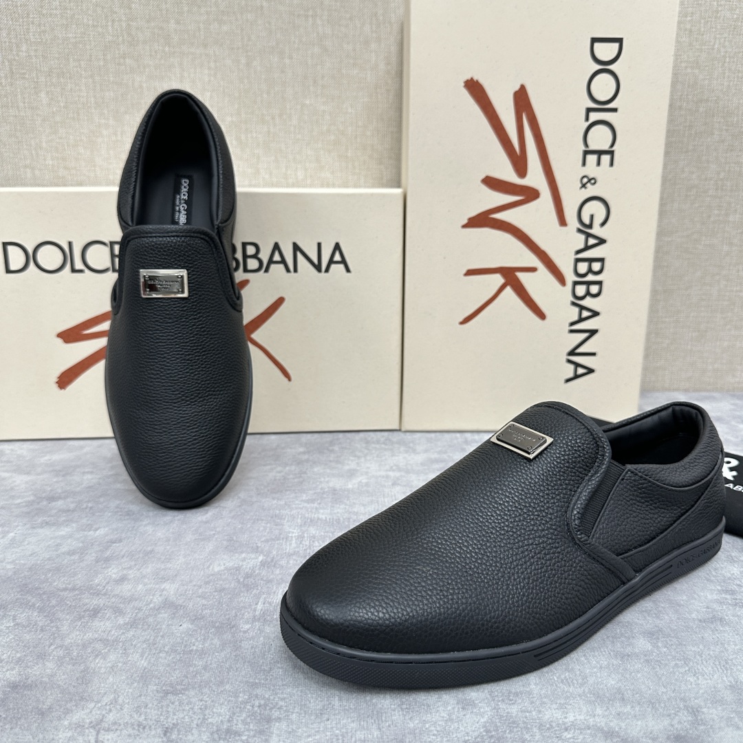 💋💍DG 家新品  牛皮套脚乐福鞋   官方  6200，全新 New Florio 系列软质休闲乐福鞋