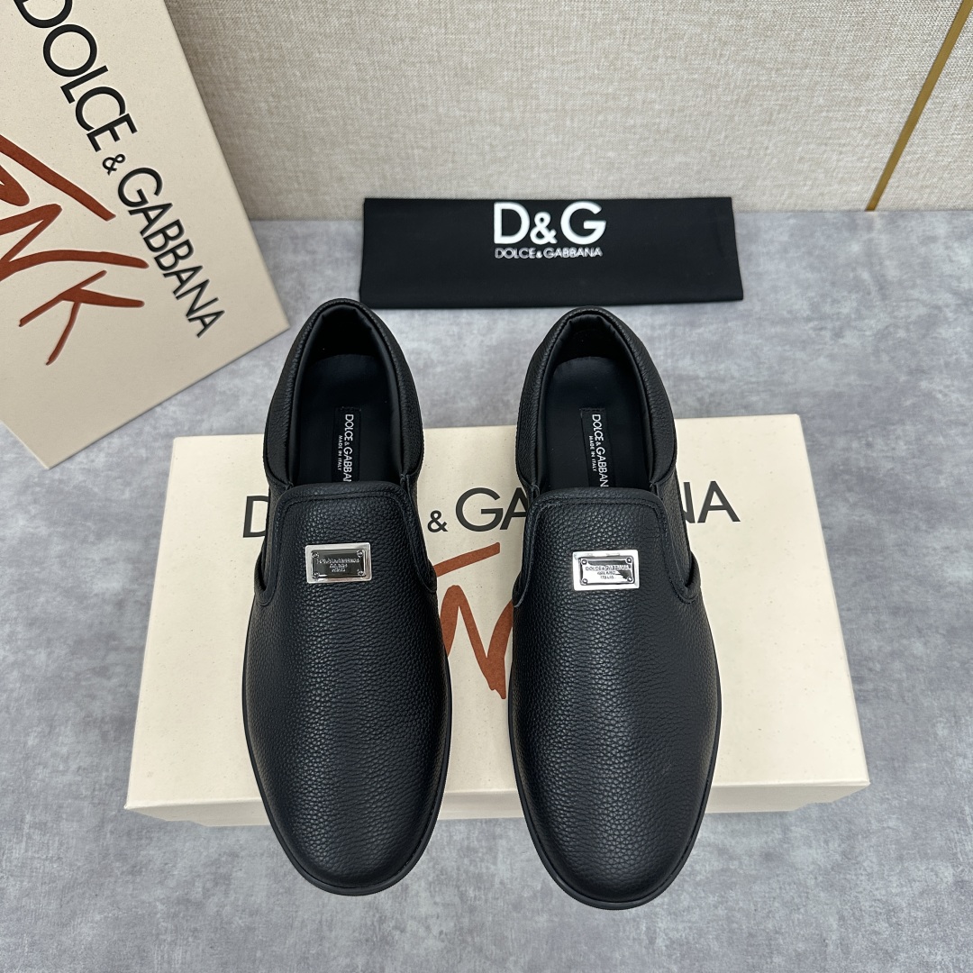 💋💍DG 家新品  牛皮套脚乐福鞋   官方  6200，全新 New Florio 系列软质休闲乐福鞋