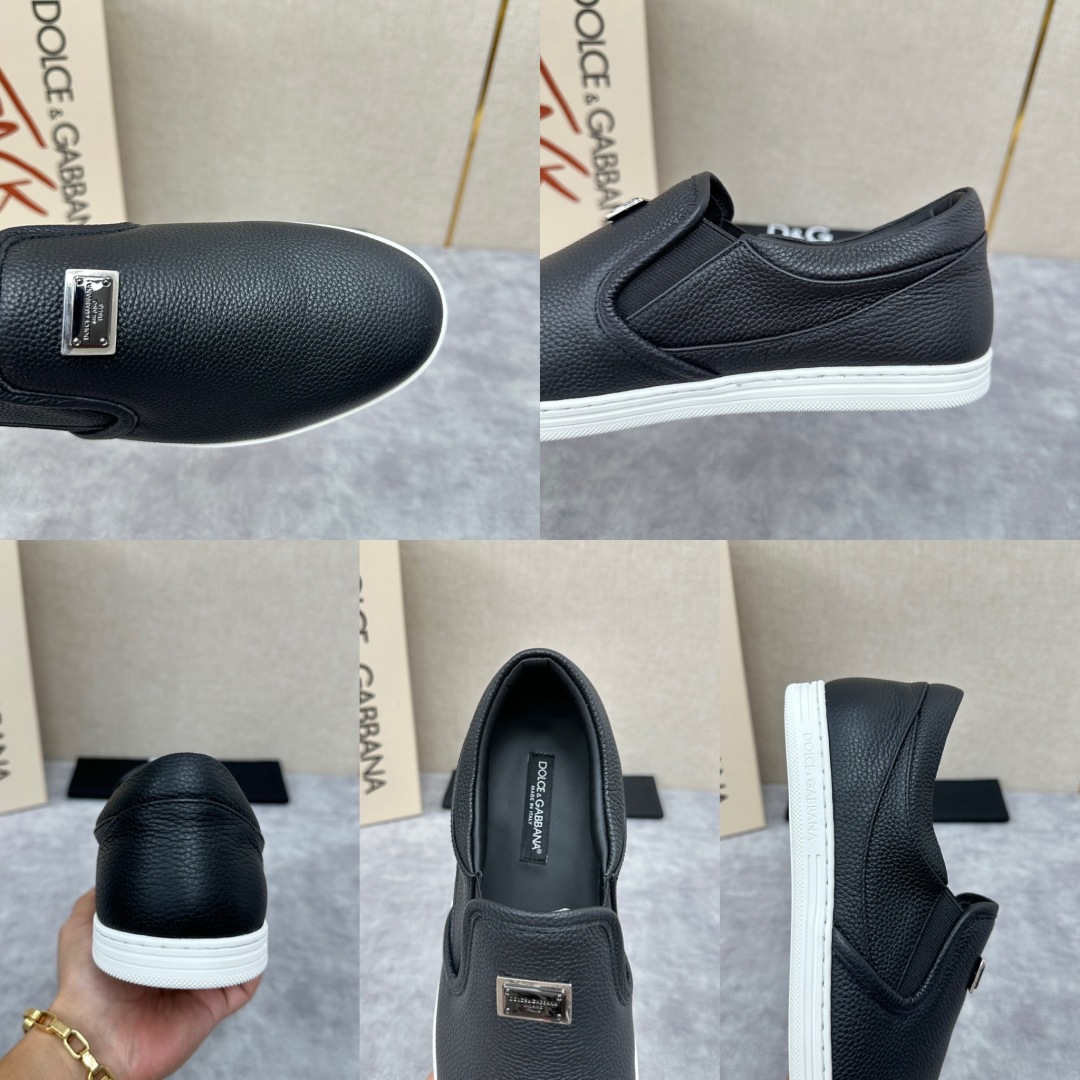 💋💍DG 家新品  牛皮套脚乐福鞋   官方  6200，全新 New Florio 系列软质休闲乐福鞋