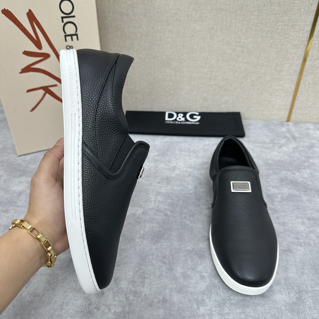 💋💍DG 家新品  牛皮套脚乐福鞋   官方  6200，全新 New Florio 系列软质休闲乐福鞋