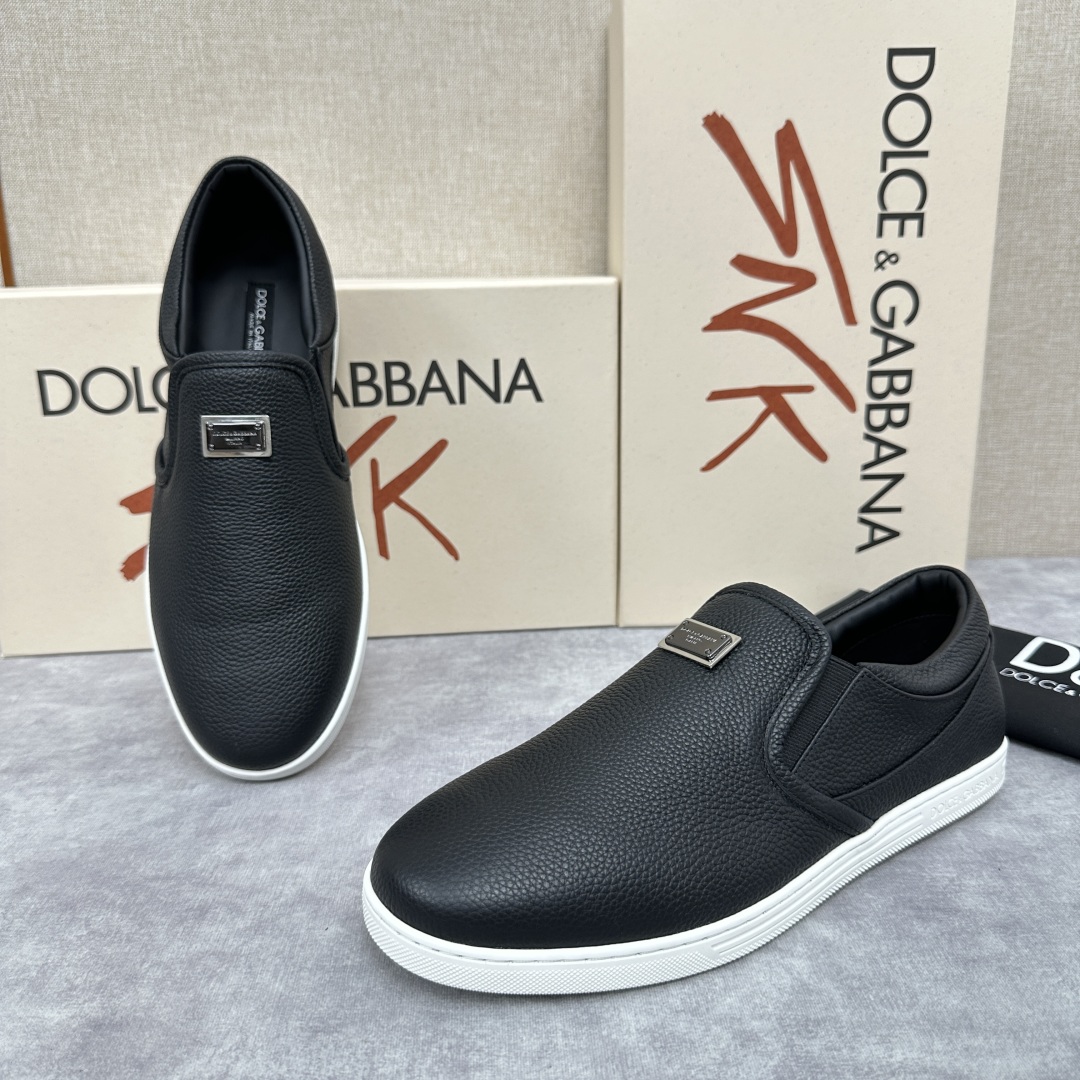 💋💍DG 家新品  牛皮套脚乐福鞋   官方  6200，全新 New Florio 系列软质休闲乐福鞋