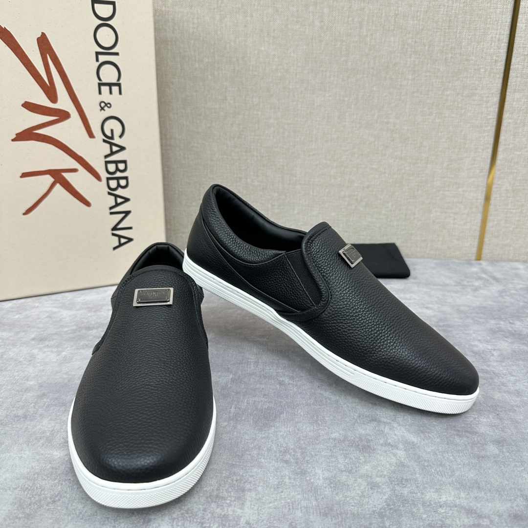 💋💍DG 家新品  牛皮套脚乐福鞋   官方  6200，全新 New Florio 系列软质休闲乐福鞋