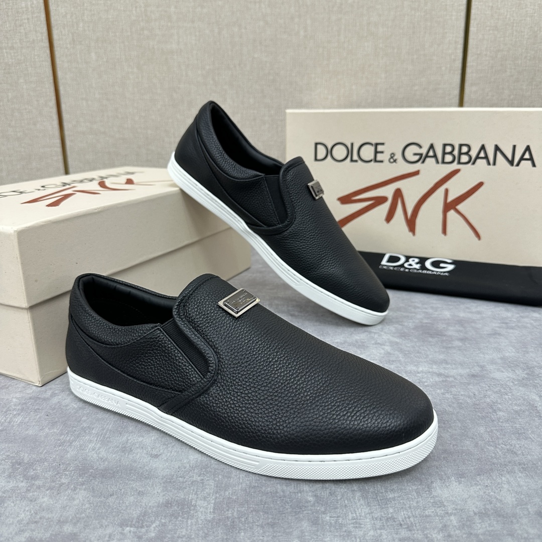 💋💍DG 家新品  牛皮套脚乐福鞋   官方  6200，全新 New Florio 系列软质休闲乐福鞋