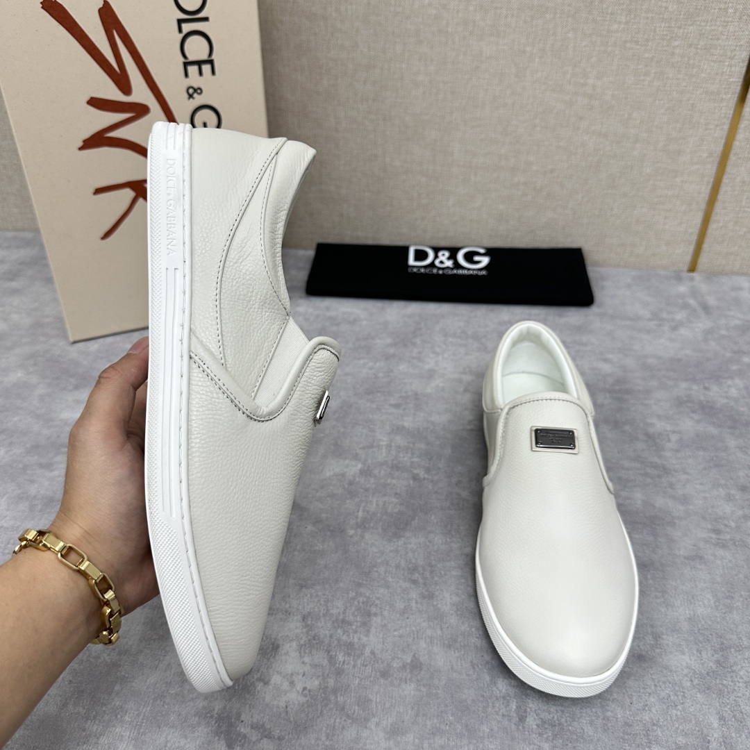 💋💍DG 家新品  牛皮套脚乐福鞋   官方  6200，全新 New Florio 系列软质休闲乐福鞋