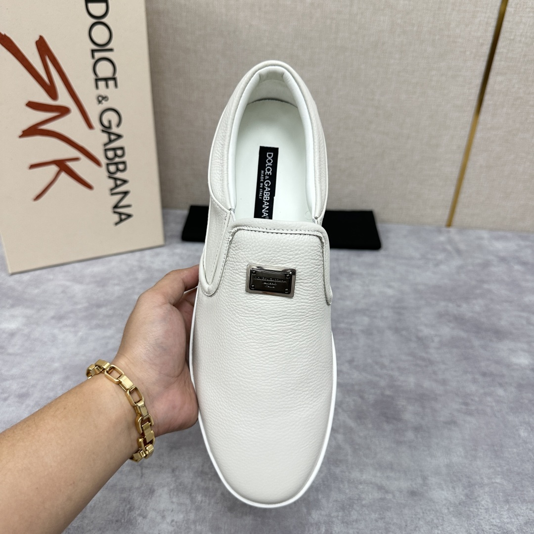 💋💍DG 家新品  牛皮套脚乐福鞋   官方  6200，全新 New Florio 系列软质休闲乐福鞋