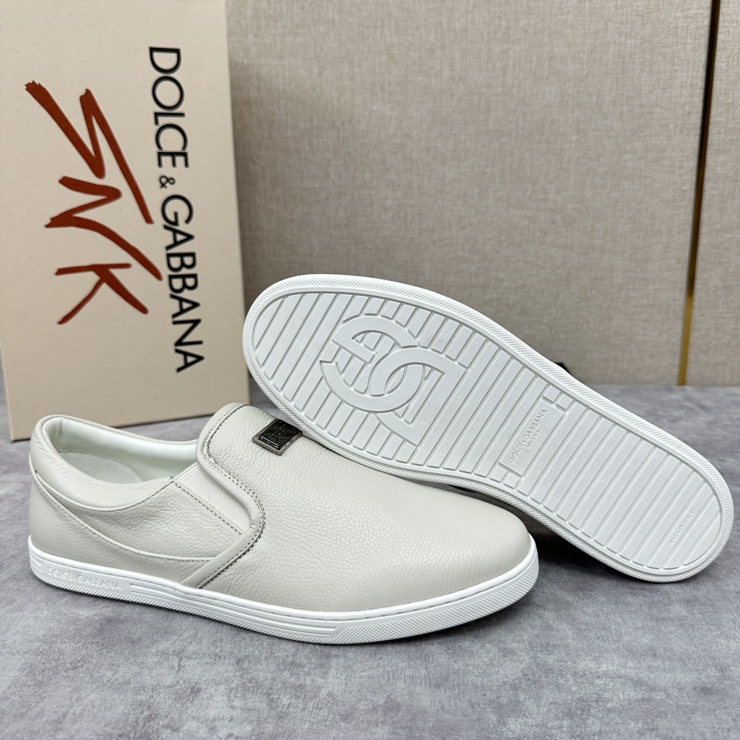 💋💍DG 家新品  牛皮套脚乐福鞋   官方  6200，全新 New Florio 系列软质休闲乐福鞋